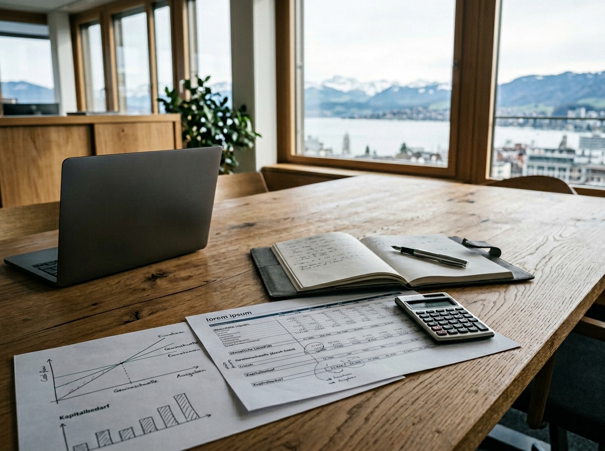 Finanzplanung beim Geschäftsplan erstellen mit Liquidität, Gewinnschwelle und Kapitalbedarf
