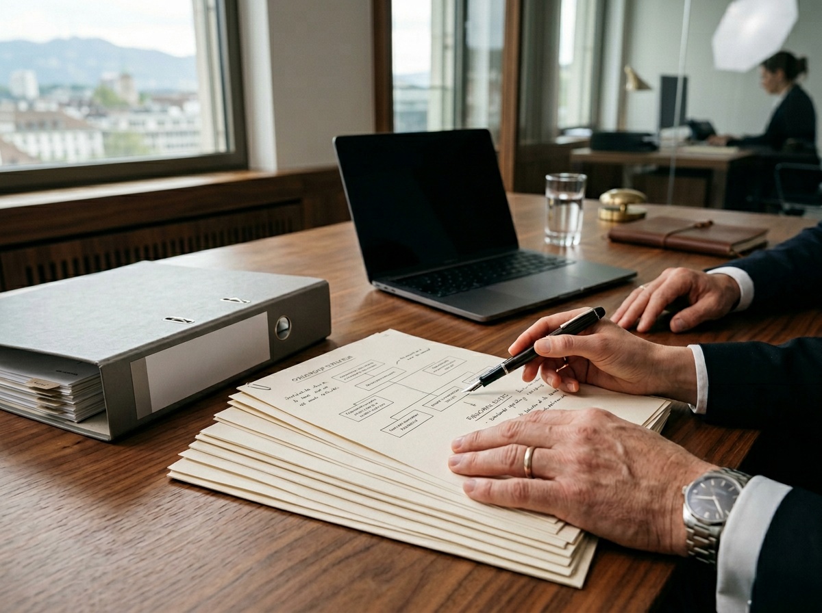 Geordnete Unterlagen zu Inhabern, Treuepflicht und Haftung einer GmbH