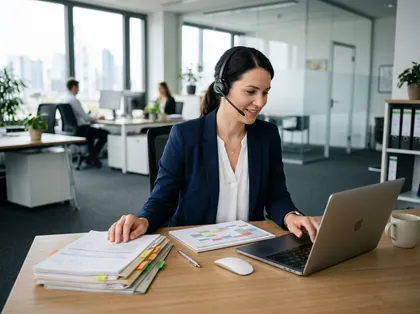 Administrative Fachperson bei der Büroorganisation